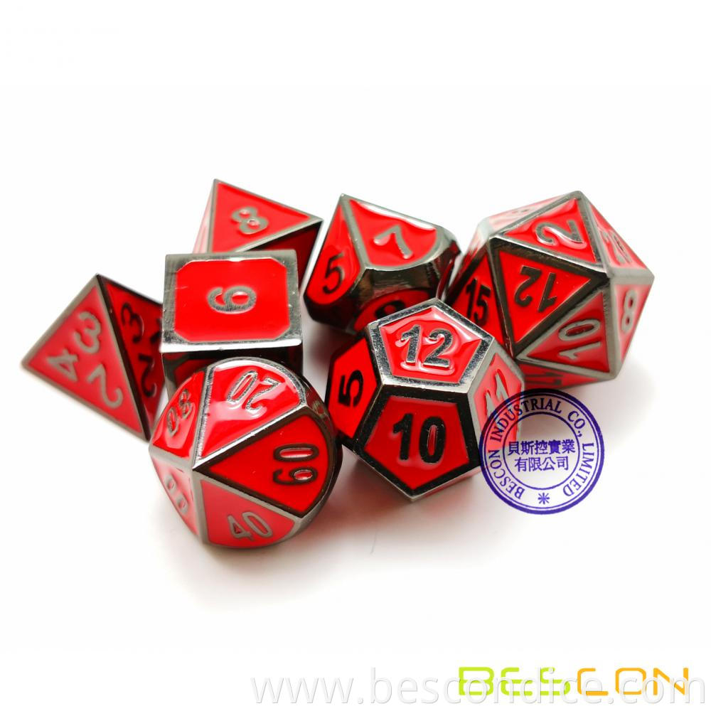 Enamel Andn Metal Dnd Dragon Dice Set 11